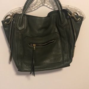 Green tote/satchel bag